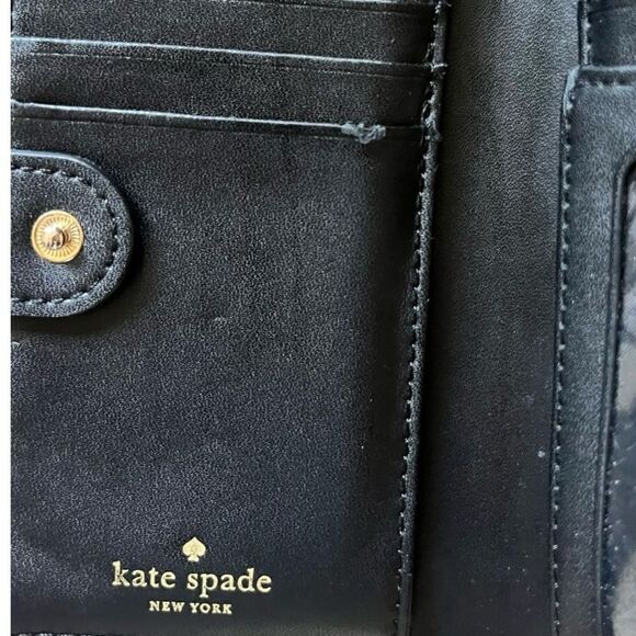 Kate Spade black womens wallet - Picture 5 of 9